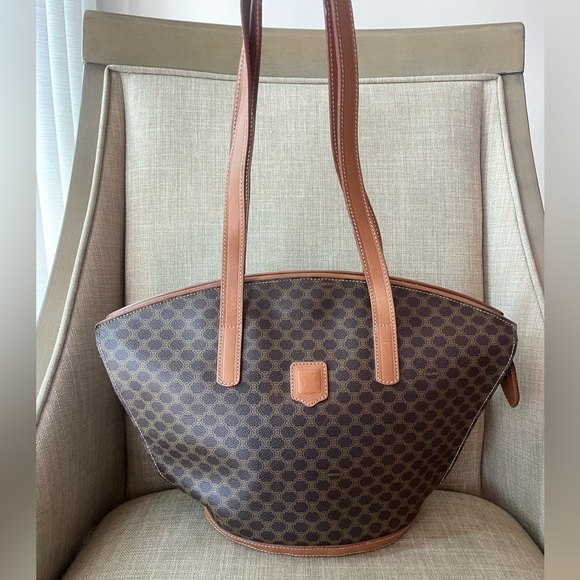 Authentic Vintage Celine large tote bag C.E06-1 (F88) - Picture 1 of 16